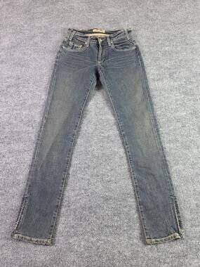 Duarte Jeans Denim Pants Women 27x32 Los Angeles Straight Leg Made USA Ankle Zip